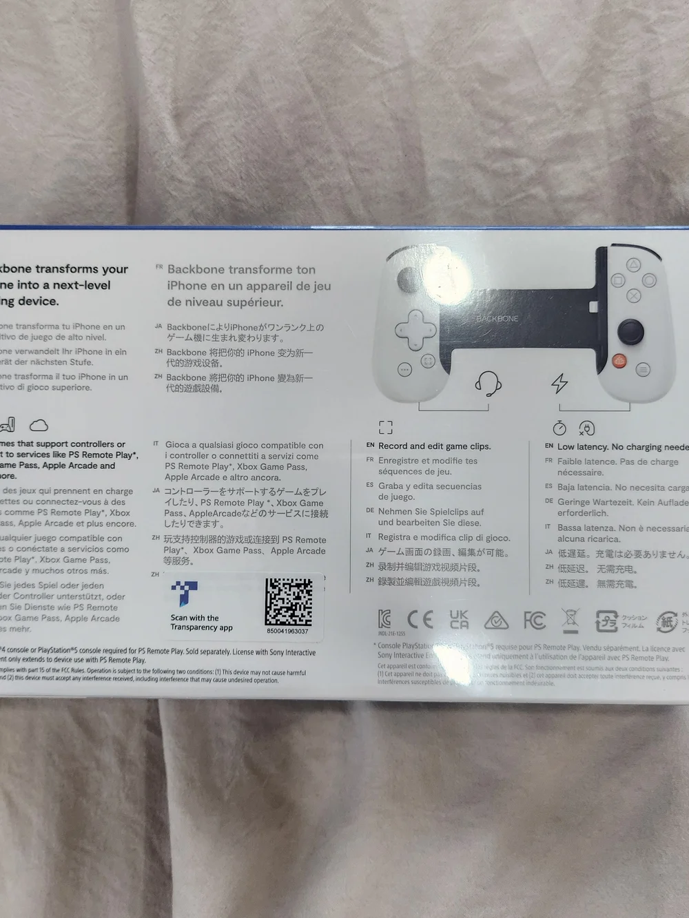 Sony Backbone White Mobile Controller for iPhone - PS Remote Play